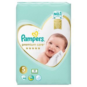 PAMPERS PREMIUM CARE Пелени  5 Junior (11-15 кг) 44 бр