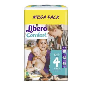 LIBERO COMFORT ПЕЛЕНИ 4-ка  (7-11kg)82 бр. Jumbo Pack 