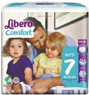  LIBERO COMFORT Пелени 7-ца (16-26 кг) 40 бр. Jumbo pack