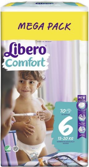 LIBERO COMFORT Пелени 6-ца (13-20 кг) 70 бр. Mega pack