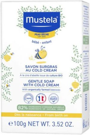 MUSTELA Gentle soap Подхранващ сапун с Колд крем 100 г /6102/