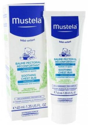 MUSTELA Пекторален балсам за масаж на гърдите на бебето 40мл /9432/