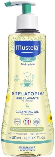 MUSTELA STELATOPIA Душ-олио за атопична кожа 0+ мес. 500 мл  /4306/