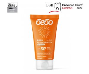 БЕБО Слънцезащитен крем за бебета и деца SPF 50+ / 150мл