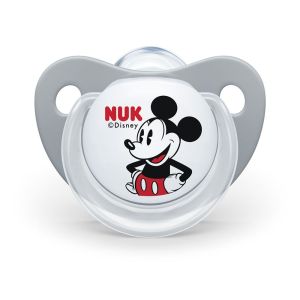 NUK Залъгалка силикон + кутийка 0-6 м. 1 бр. MICKEY   730.276