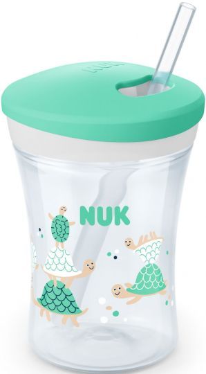  NUK EVOLUTION ACTION CUP Чаша 230 мл със сламка 12+ мес. 255.390