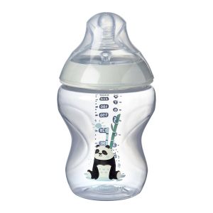 TOMMEE TIPPEE EASI-VENT РР Шише 260 мл с бибер. 0+м. ПАНДА 0021