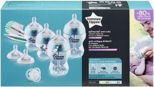 TOMMEE TIPPEE К-кт ANTI-COLIC Шишета + четка за новородено  0036