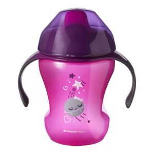 TOMMEE TIPPEE Неразливаща се чаша с мек накрайник 230 мл. 6+м РОЗОВА TT.0135.02