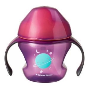 TOMMEE TIPPEE Неразливаща се чаша с мек накрайник 150 мл. 4+м ПЛАНЕТА РОЗОВА TT.0134.02