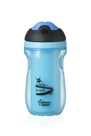 TOMMEE TIPPEE Неразливаща се термо чаша с твърд накрайник 260 мл. 12+м СВ.СИНЯ TT.0139.02