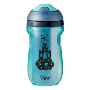 TOMMEE TIPPEE Неразливаща се термо чаша с твърд накрайник 260 мл. 12+м ЗАМЪК/СИН TT.0139.01