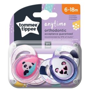 TOMMEE TIPPEE  залъгалки 6-18 м. ANYTIME РОЗОВИ TT.0087.02