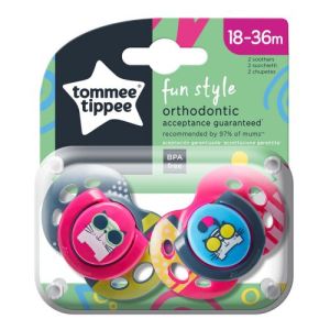 TOMMEE TIPPEE  залъгалки 18-36 м. FUN STYLE GIRL TT.0091