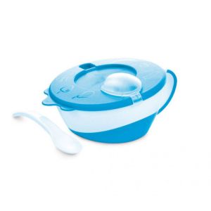 CANPOL Купа с лъжица 350 мл. СИН 31/406