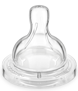 AVENT CLASSIC+ Биберон гъсти храни (Y-обр. прорез) 6+м. 2бр.  013.01