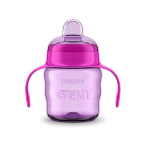 Philips AVENT Чаша за лесен преход с дръжки 200 мл РОЗОВА 0488.03