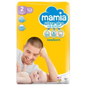  MAMIA пелени  2  (3-6кг) 60 бр.