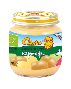 СЛЪНЧО зеленчуково пюре  Картоф 130г