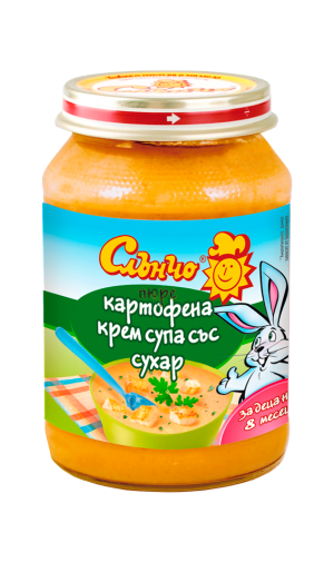 СЛЪНЧО  Картофена крем супа със сухари 190г.