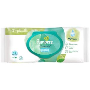 PAMPERS  Мокри кърпички Harmonie Aqua, 48 броя 