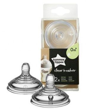  Tommee Tippee Биберони Easi Vent Slow 1 капка 0м+  0004