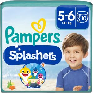 PAMPERS SPLASHERS 5-(15+ кг) Еднокр. гащи за плуване 10 бр.