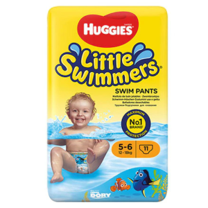 HUGGIES Бански гащички Little Swimmers 5/6 12-18кг 11 бр.