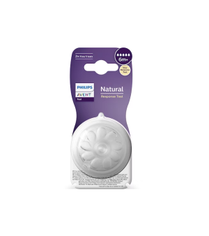 Philips AVENT Биберон Natural Response - за гъсти храни (6м+), 2 бр.