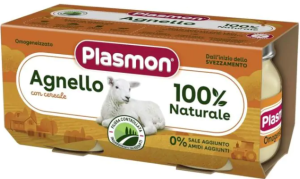 PLASMON Пюре от агнешко месо за деца 4М+ 80 гр 2 бр.№1034