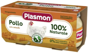 PLASMON  Пюре от пилешко месо за деца 4М+ 80 гр 2 бр №6541