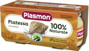 PLASMON Рибно меню камбала с картофи за деца 6М+ 80 гр 2 бр