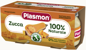 PLASMON Пюре от тиква за деца 6М+ 80 гр 2 бр.№9664