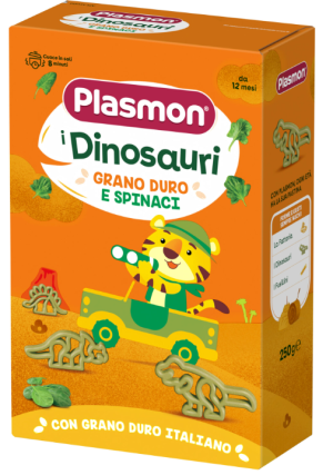  PLASMON БЕБЕШКА ПАСТА ДИНОЗАВРИ СЪС СПАНАК “DINOSAURI"№1000