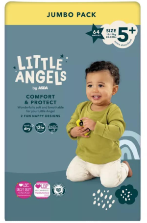 LITTLE ANGELS ПЕЛЕНИ  5+ (12-17 кг) 64 бр