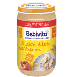 BEBIVITA  Плодове с пълнозърнести култури 250г.14005