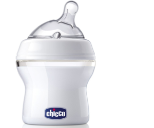 CHICCO Шише Natural Feeling РР,0м+150 мл, ПРОЗРАЧНО N0201