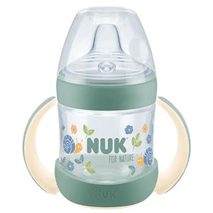 NUK for NATURE Шише за сок РР Temperature Control 150мл. със силик. н-к 6+мес. Зелено 215.369