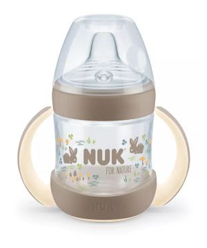 NUK for NATURE Шише за сок РР Temperature Control 150мл. със сил. н-к 6+мес. Крем  215.368