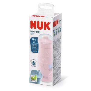 NUK Чаша MINI-ME SIP PP 300 мл 9+ месеца РОЗОВА С ПЕПЕРУДА 225.323 