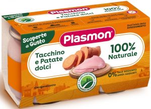 PLASMON Пуешко и сладки картофи, 2 х 120 g №1305