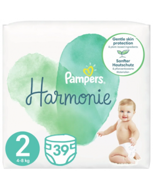 PAMPERS HARMONIE ПЕЛЕНИ 2 (4-8 кг)Mini 39 бр