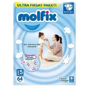 MOLFIX  JUMBO PACK размер 5( 11-18кг)  64бр.