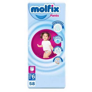 MOLFIX  JUMBO PACK ГАЩИЧКИ размер 6(15+кг.) 58 бр.