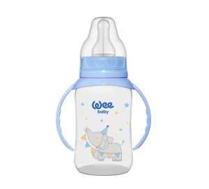 WEE BABY  Classic PP Шише за хранене с дръжки 150 ml №744