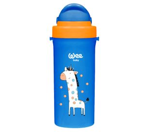 WEE BABY Чашка със сламка и презрамка 300 ml №896