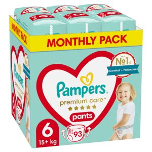  PAMPERS PREMIUM CARE   Размер 6, гащички, КАШОН , 93бр.