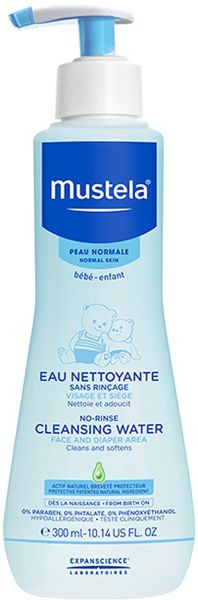 Mustela Бебешки почистващ флуид без измиване Physio Bebe-мицеларна вода 300 мл./5815/