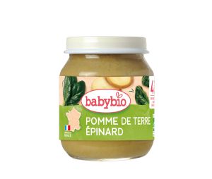 BABYBIO БИО  пюре Картофи и Спанак 4+ мес. 130 г