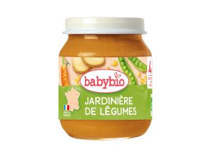 BABYBIO БИО пюре Градински зеленчуци 4+ м. 130 г